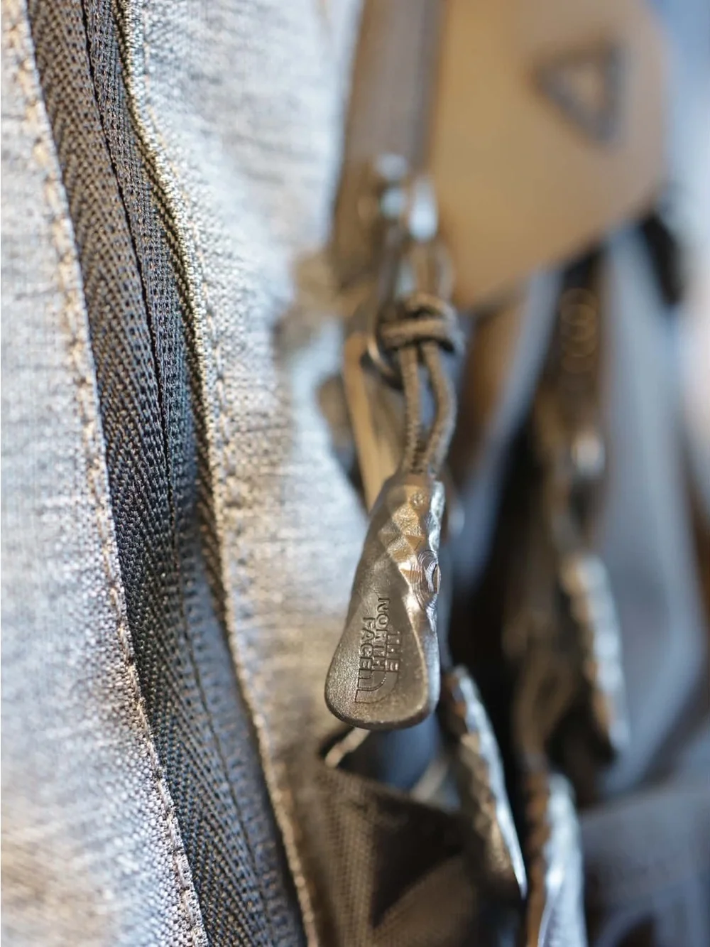 The North Face Router Transit Backpack Gray/Black Zip 15
